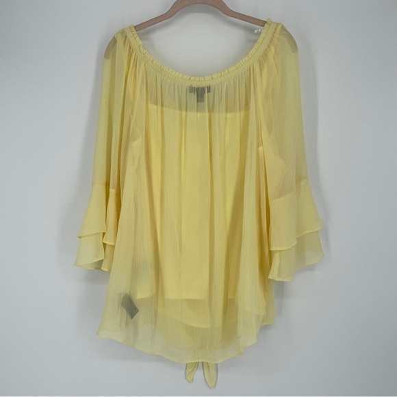 ALYX Bright Yellow Ladies Blouse - Picture 1 of 5